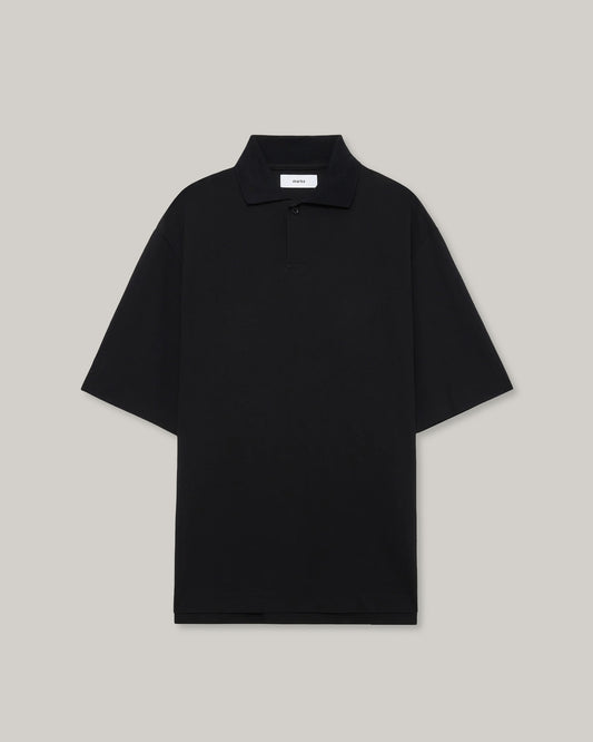 MARKA ONE BUTTON TEE S/S - BLACK