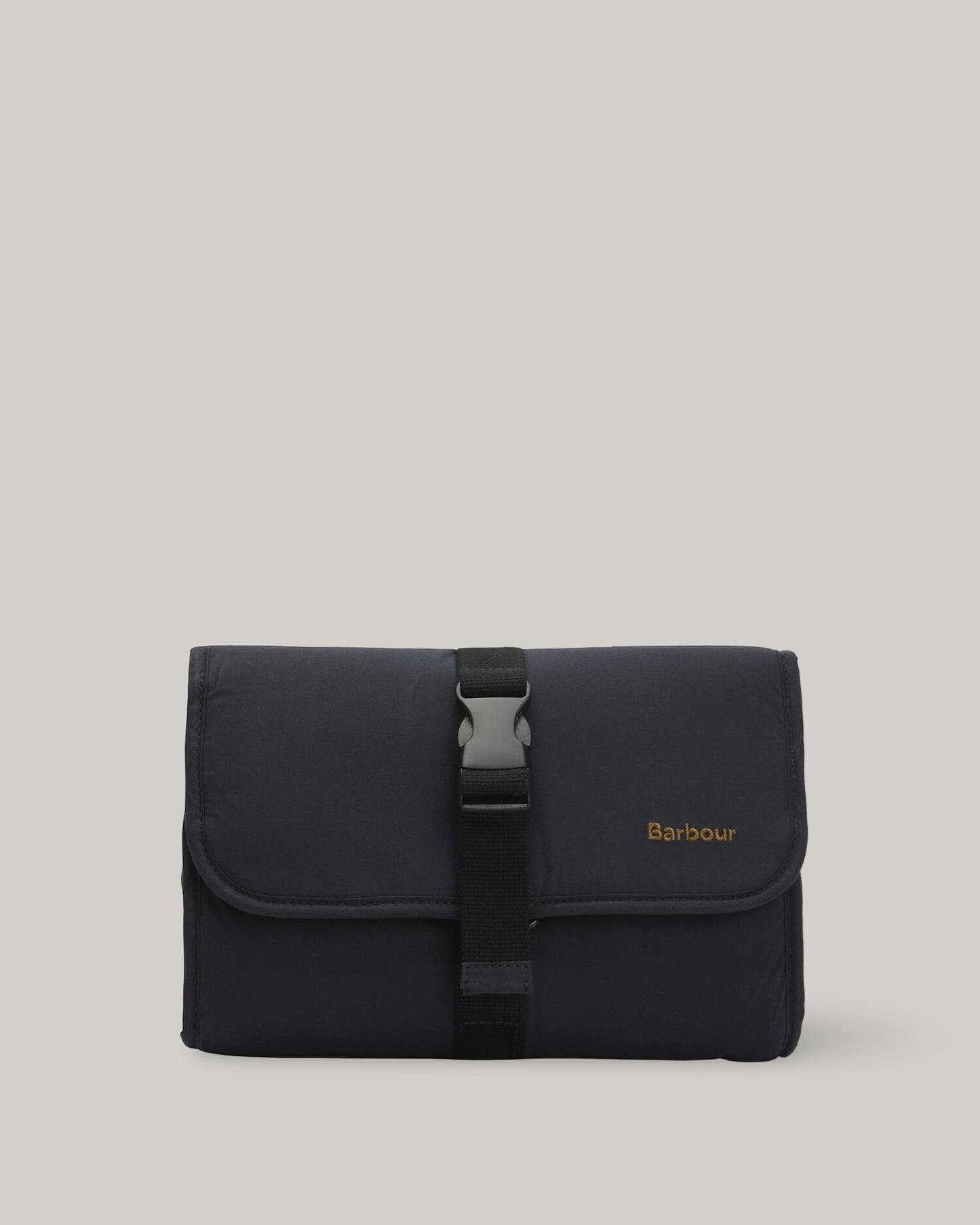 BARBOUR TRANSPORT HANGING WASH BAG - NAVY