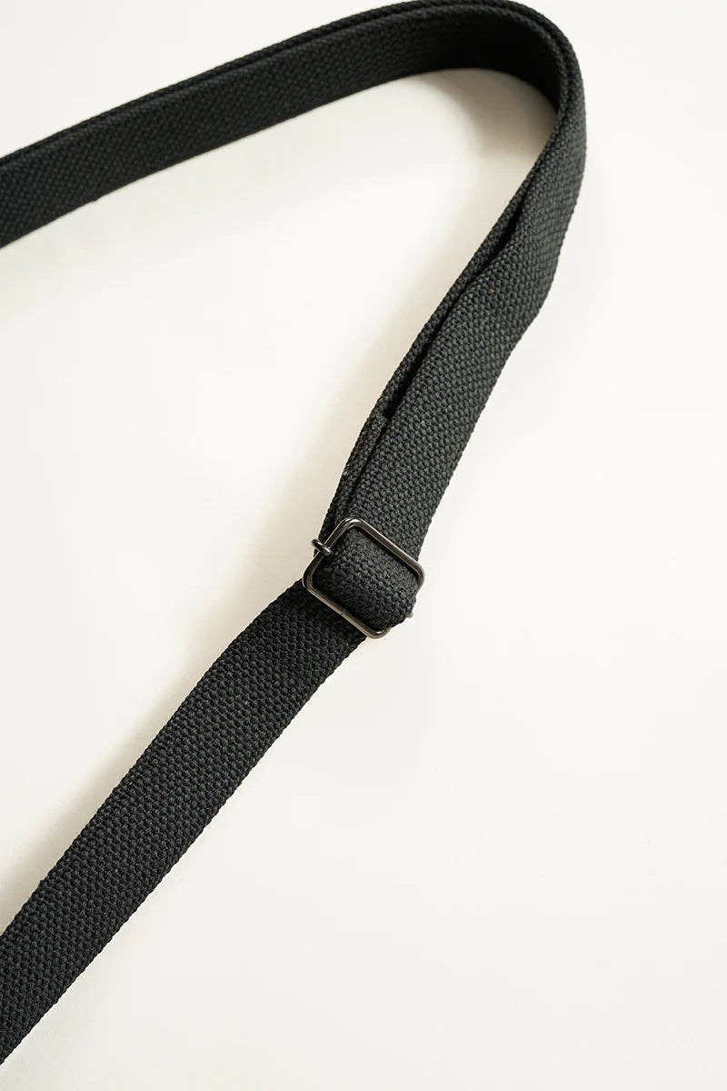 NIGEL CABOURN MAGAZINE BAG TEACORE LEATHER - BLACK