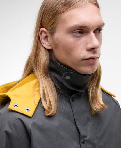 BARBOUR x KAPTAIN SUNSHINE SHORT CRUISER JACKET - IRON