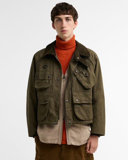 BARBOUR x NORBIT 3-IN-1 CASUAL JACKET - KHAKI BROWN