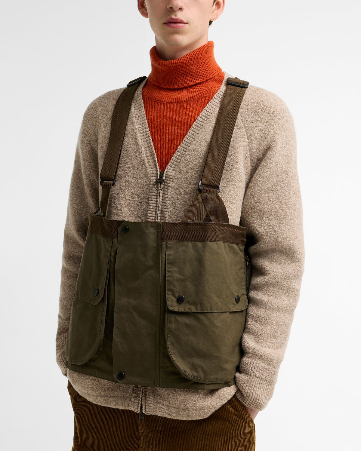 BARBOUR x NORBIT 3-IN-1 CASUAL JACKET - KHAKI BROWN