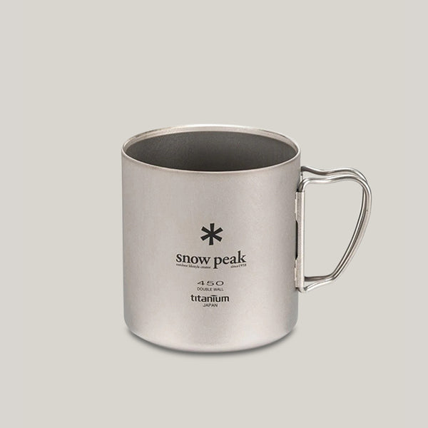 SNOW PEAK TI-DOUBLE 450G MUG - TITANIUM – Pickings and Parry