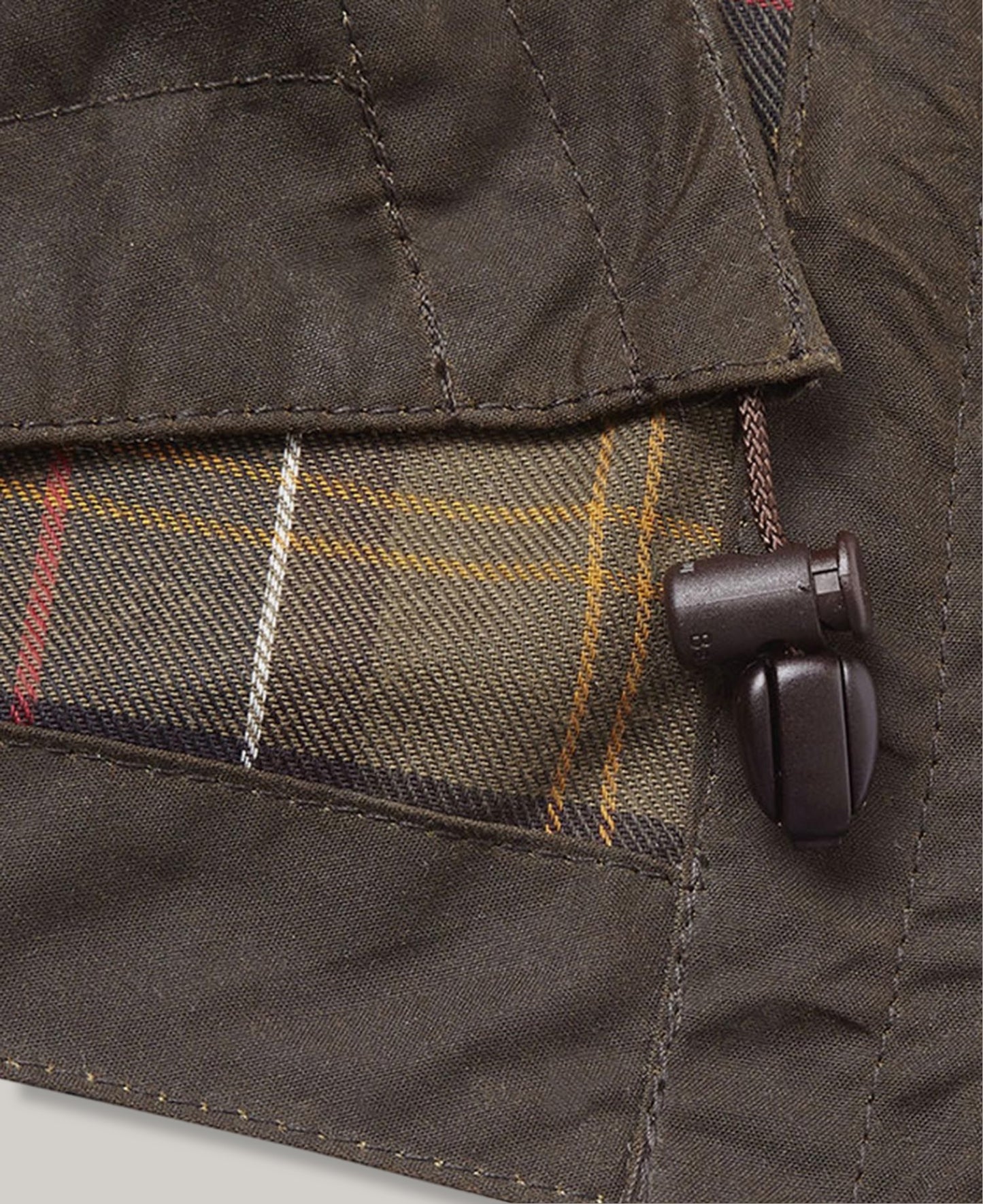 BARBOUR CLASSIC SYLKOIL HOOD - OLIVE