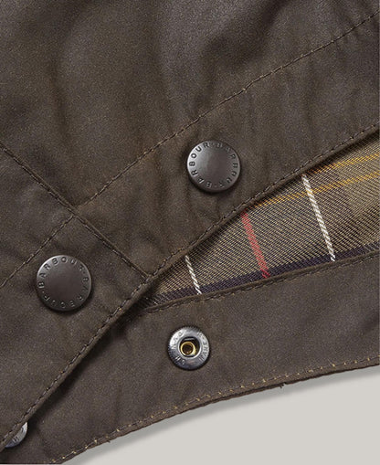 BARBOUR CLASSIC SYLKOIL HOOD - OLIVE