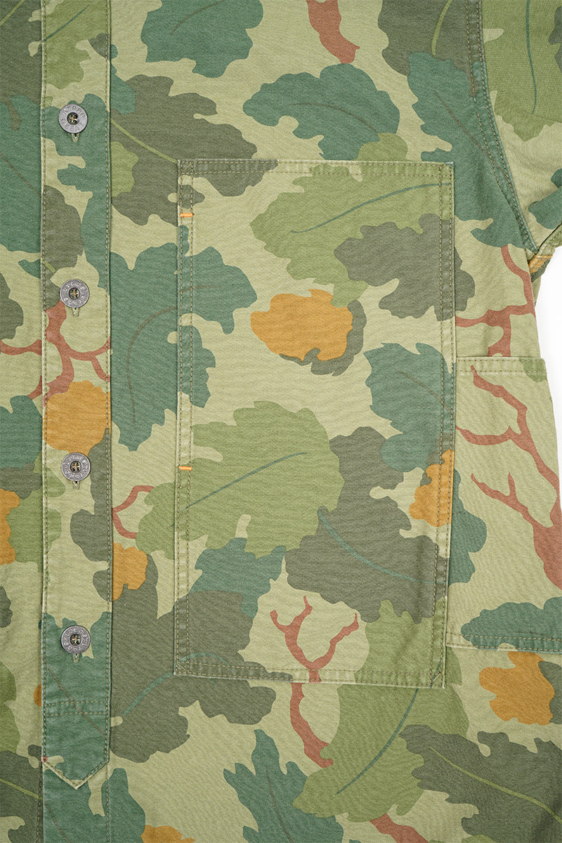 NIGEL CABOURN JK-02-3 UTILITY OVERSHIRT - GREEN