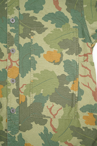 NIGEL CABOURN JK-02-3 UTILITY OVERSHIRT - GREEN