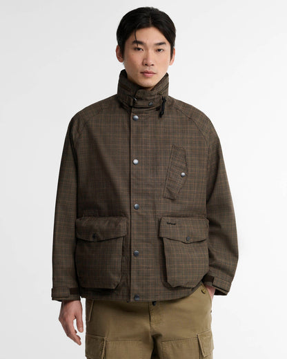 BARBOUR TRANSPORT URSULA WATERPROOF JACKET - DARK STONE