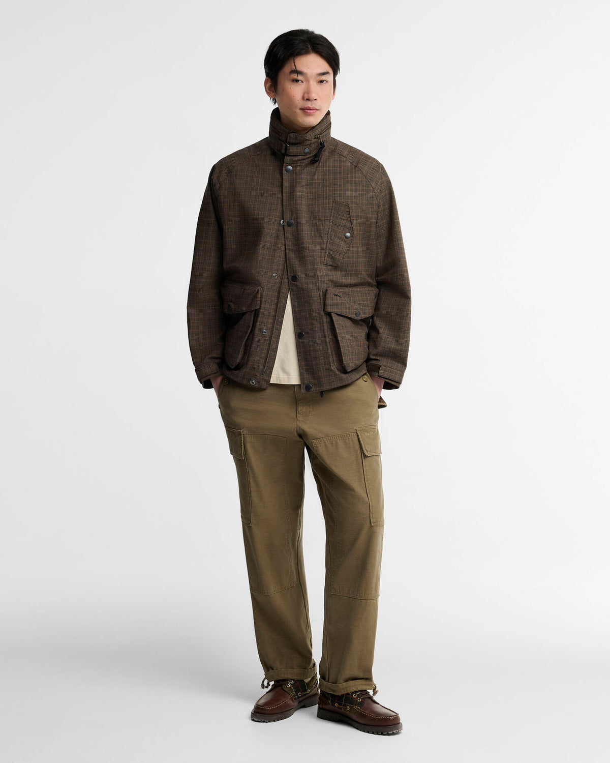 BARBOUR TRANSPORT URSULA WATERPROOF JACKET - DARK STONE