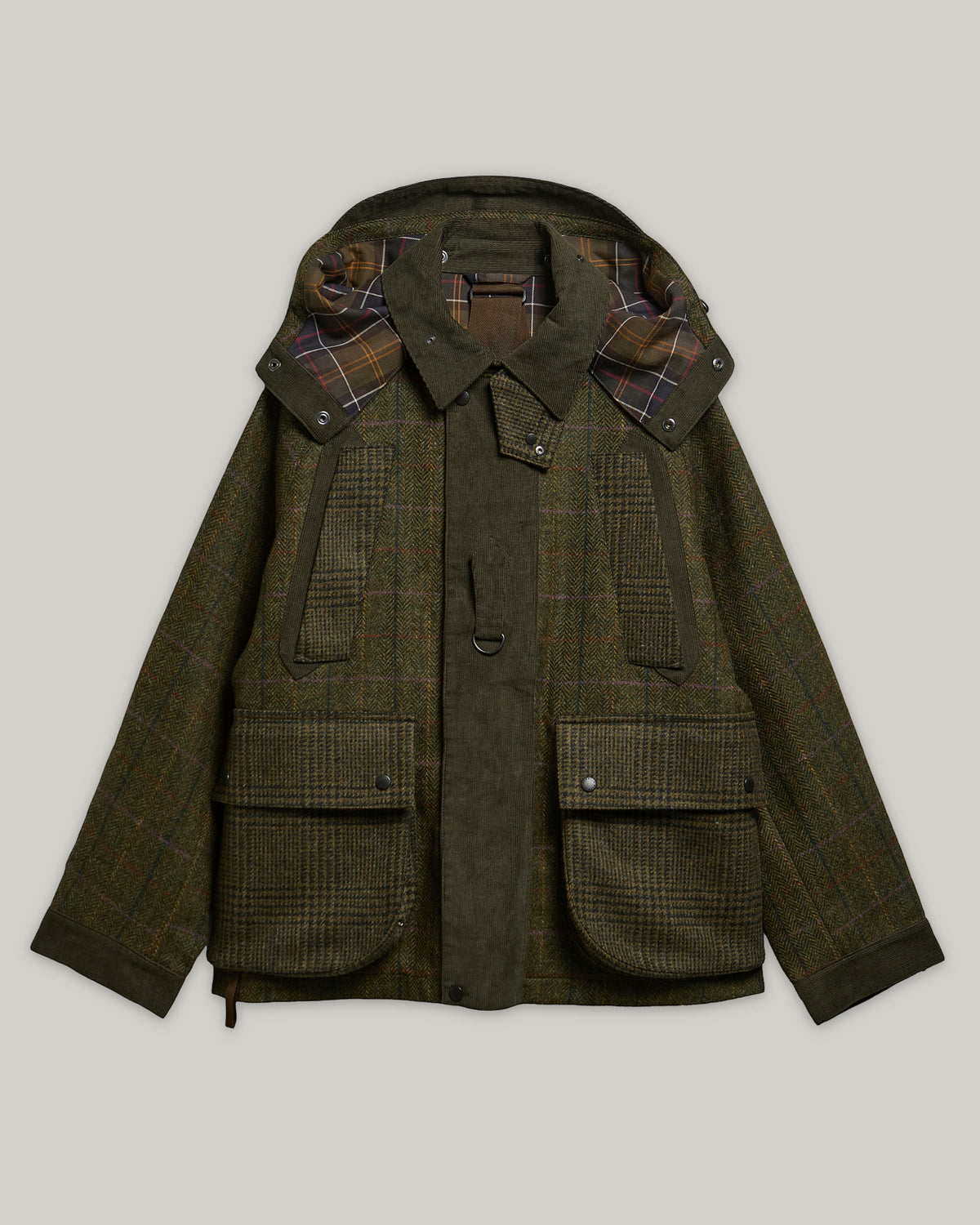 BARBOUR x NORBIT WOOL JACKET - OLIVE