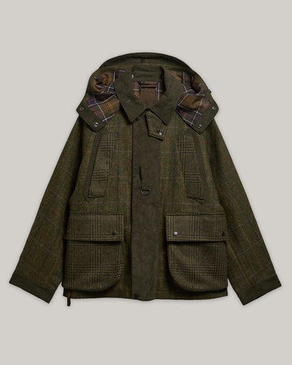 BARBOUR x NORBIT WOOL JACKET - OLIVE