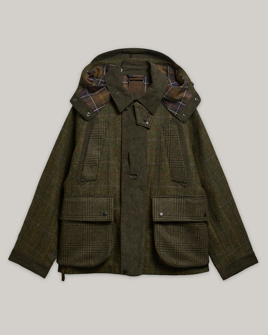 BARBOUR x NORBIT WOOL JACKET - OLIVE