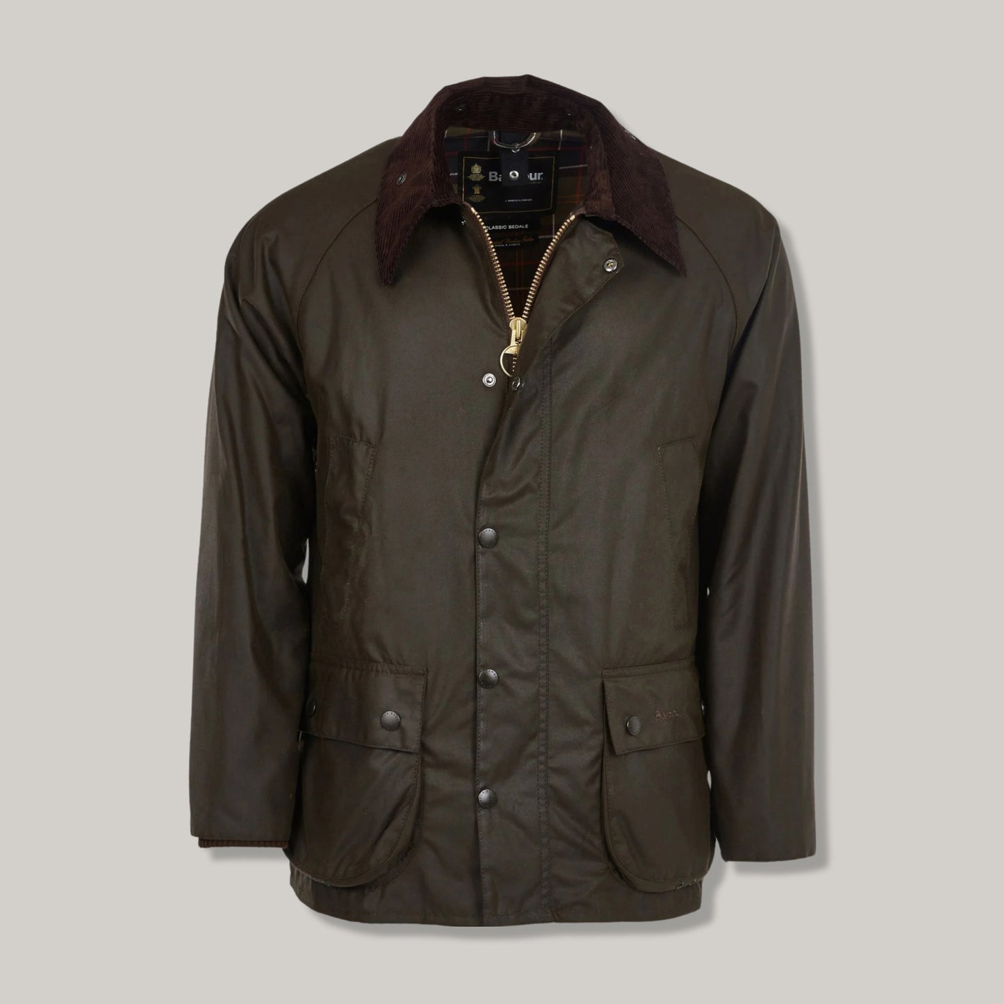 BARBOUR BEDALE WAX JACKET - OLIVE