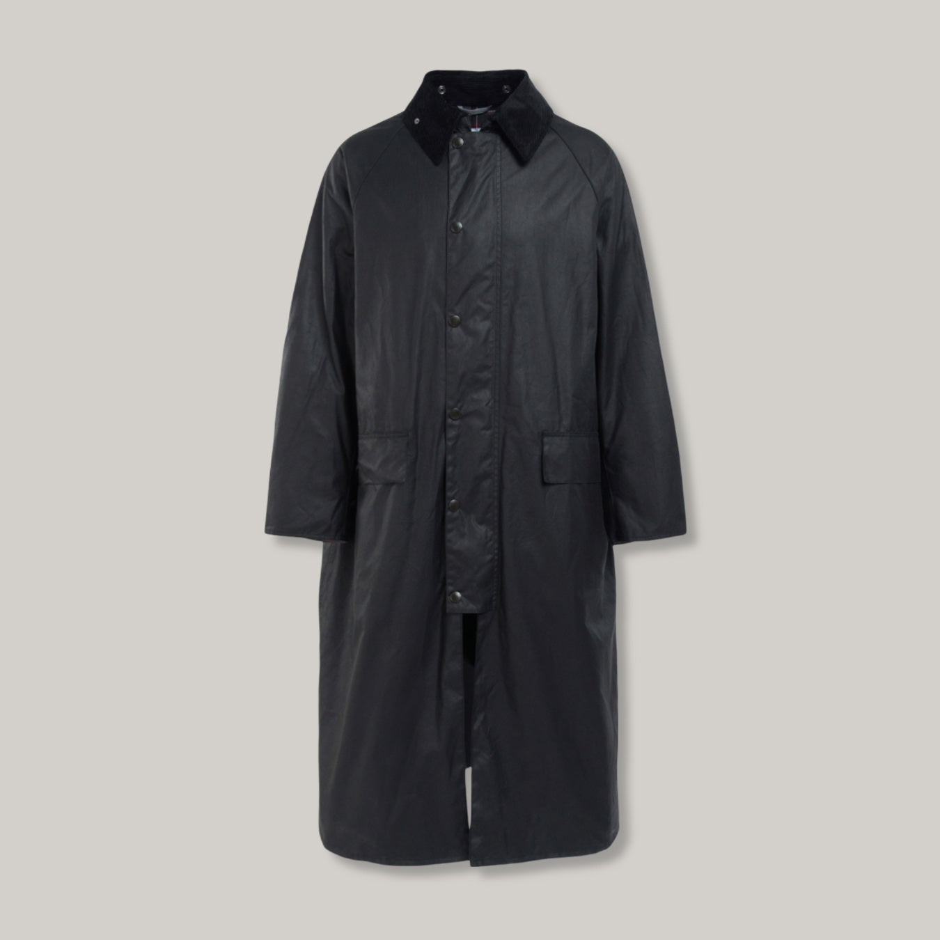 BARBOUR OS WAX BURGHLEY - BLACK