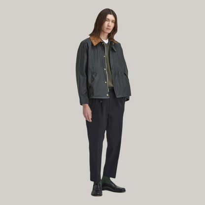 BARBOUR 130 TRANSPORT WAX - SAGE