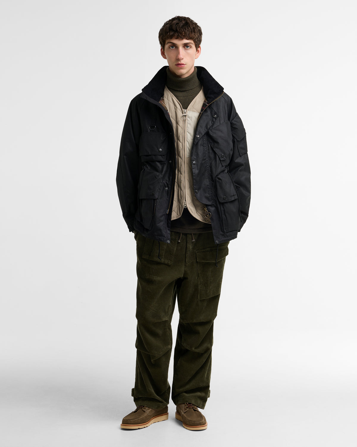 BARBOUR x NORBIT RIPSTOP WAX JACKET - BLACK