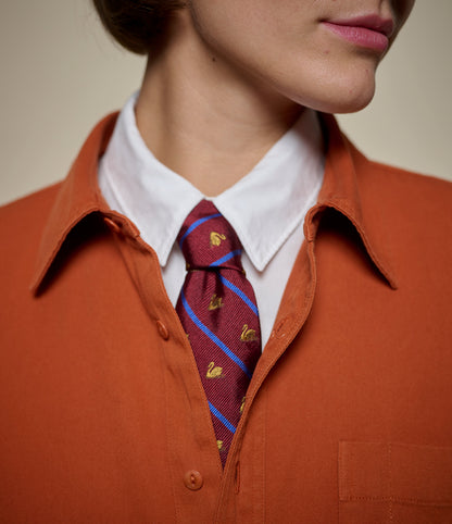 MERZ B SCHWANEN SHIRT01RT - DARK RUST