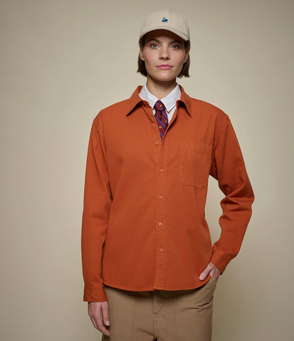 MERZ B SCHWANEN SHIRT01RT - DARK RUST