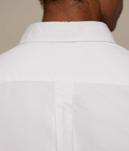 MERZ B. SCHWANEN SHIRT190X BUTTON DOWN OXFORD - WHITE