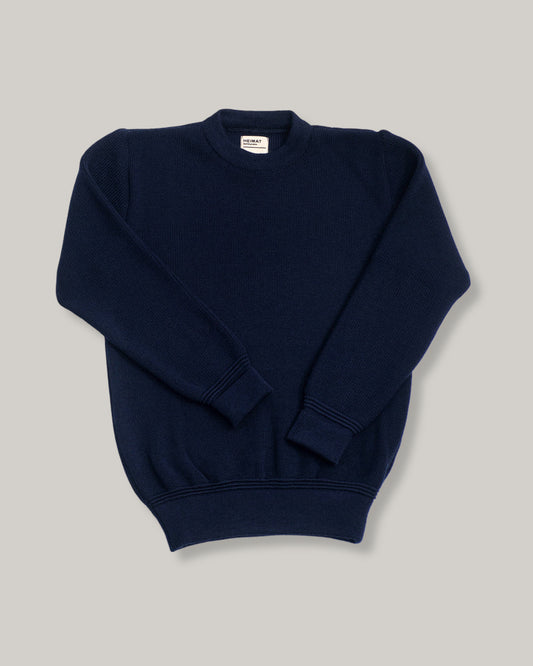 HEIMAT MERINO CREWNECK SWEATER - INK