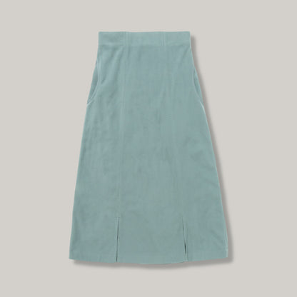 SNOW PEAK MICRO FLEECE SKIRT - GREY