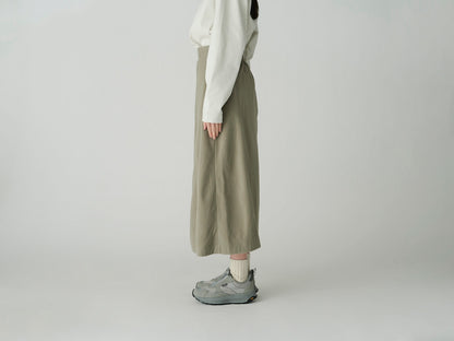 SNOW PEAK MICRO FLEECE SKIRT - GREY