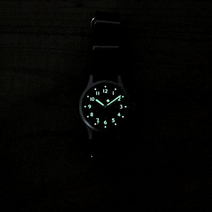 Naval Watch Co. Mil.-01C US Army Type - Black Strap