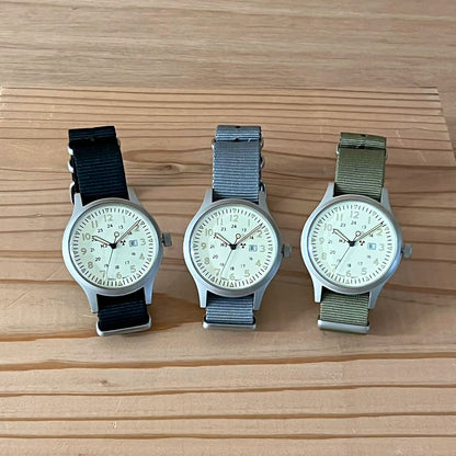 Naval Watch Co. Mil.-01C US Army Type - Black Strap