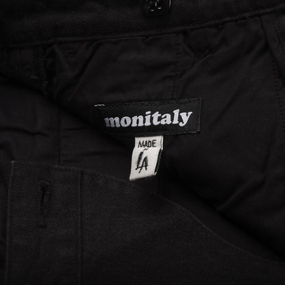 MONITALY EKUSY PANTS - COTTON RIPSTOP - BLACK