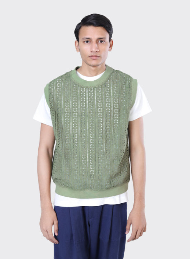 KARDO NOTO VEST - MATCHA