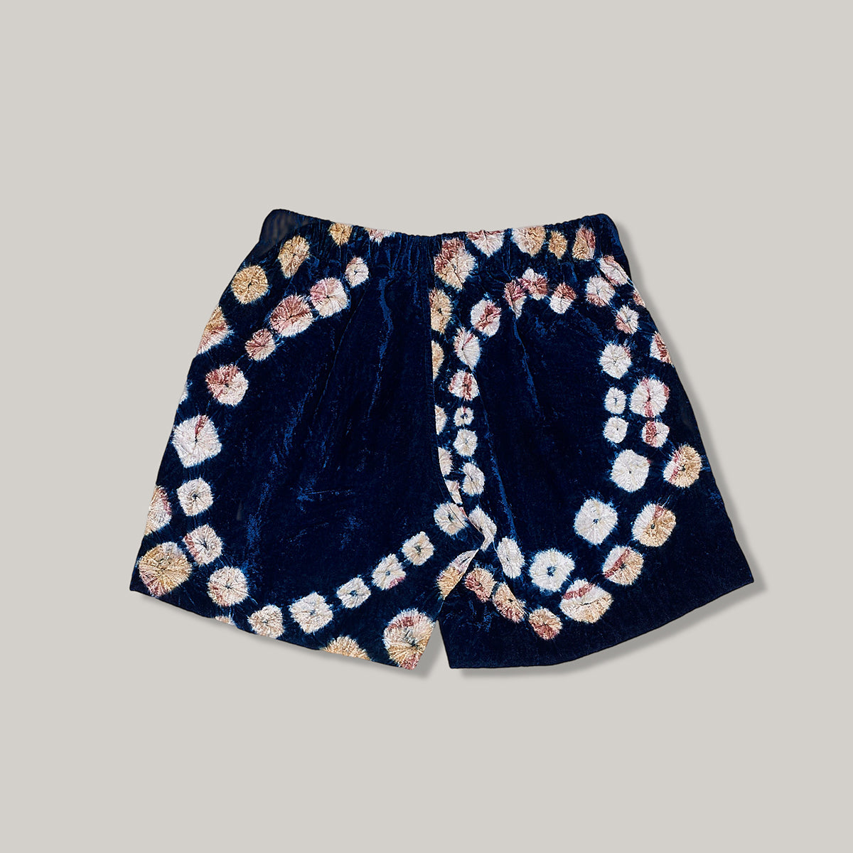 11.11 DRAW STRING UNISEX BANDHANI SHORTS - INDIGO