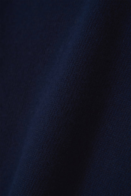 NOTHING WRITTEN DIENE ROUND CARDIGAN - DARK NAVY
