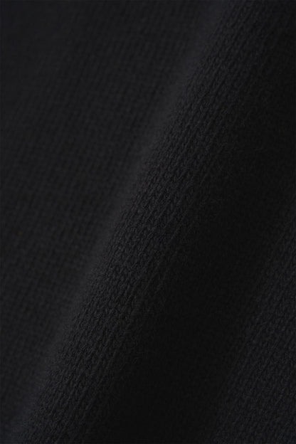 NOTHING WRITTEN PUNO SHORT SLEEVE KNIT - BLACK