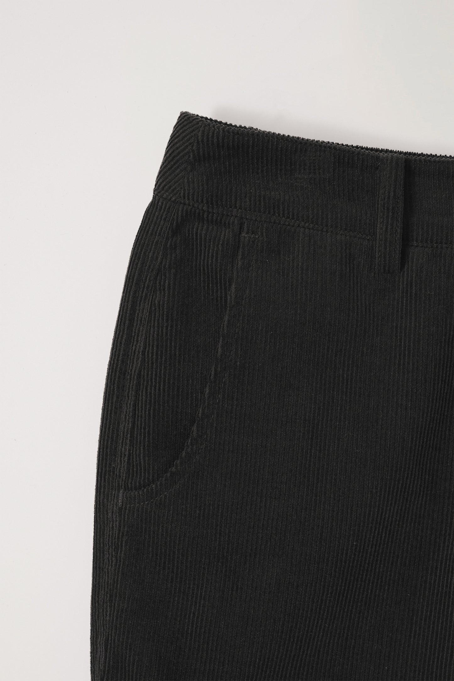 NOTHING WRITTEN BRODY CORDUROY PANTS - BLACK