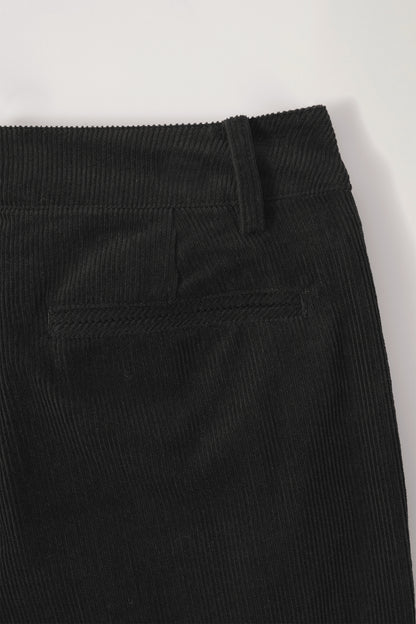 NOTHING WRITTEN BRODY CORDUROY PANTS - BLACK
