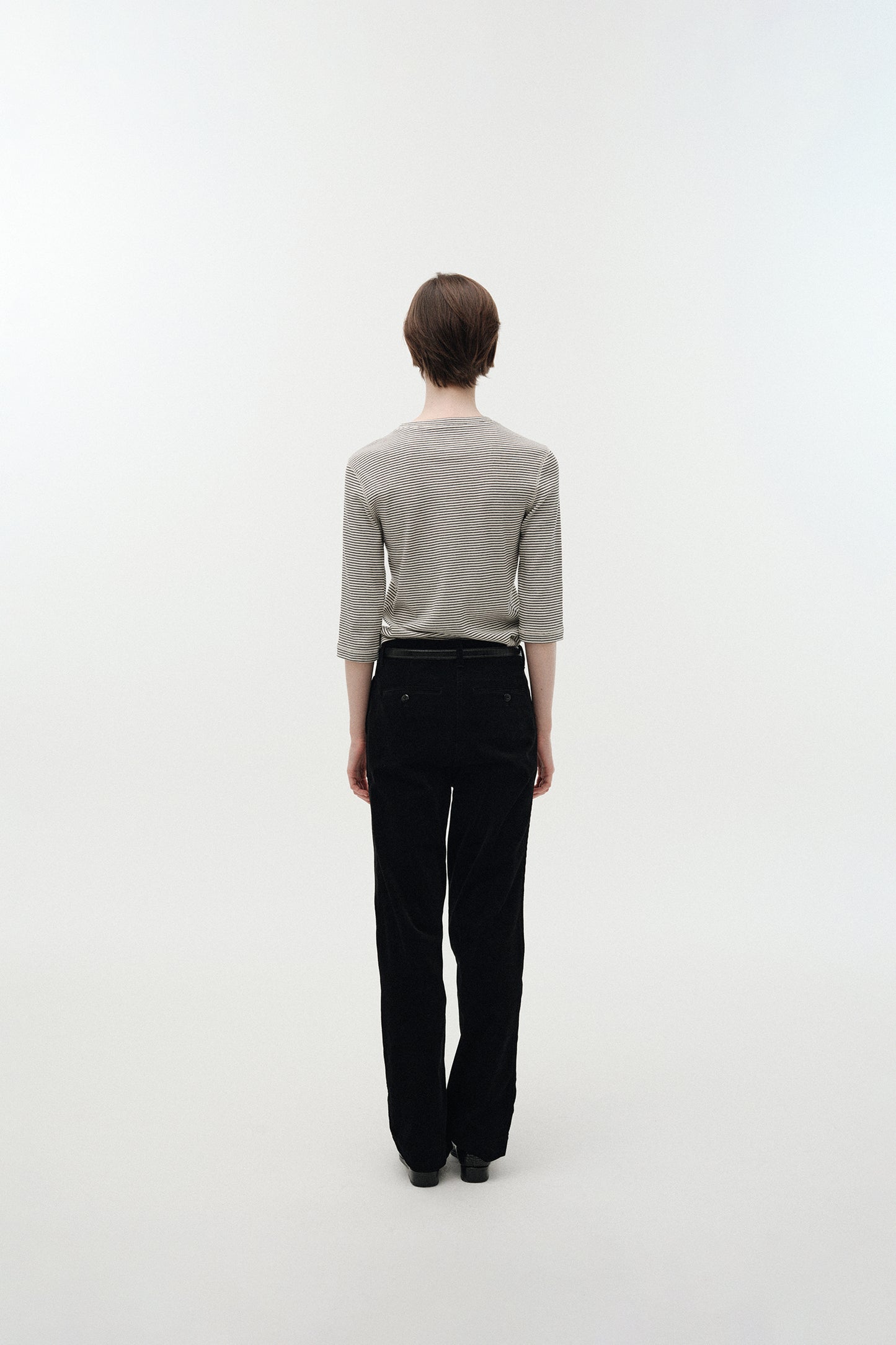 NOTHING WRITTEN BRODY CORDUROY PANTS - BLACK