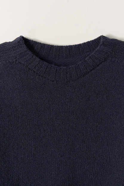 NOTHING WRITTEN BUNNY WOOL PULLOVER - NAVY