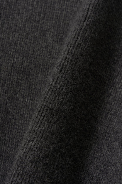 NOTHING WRITTEN MARRIE SOFT POCKET CARDIGAN - CHARCOAL