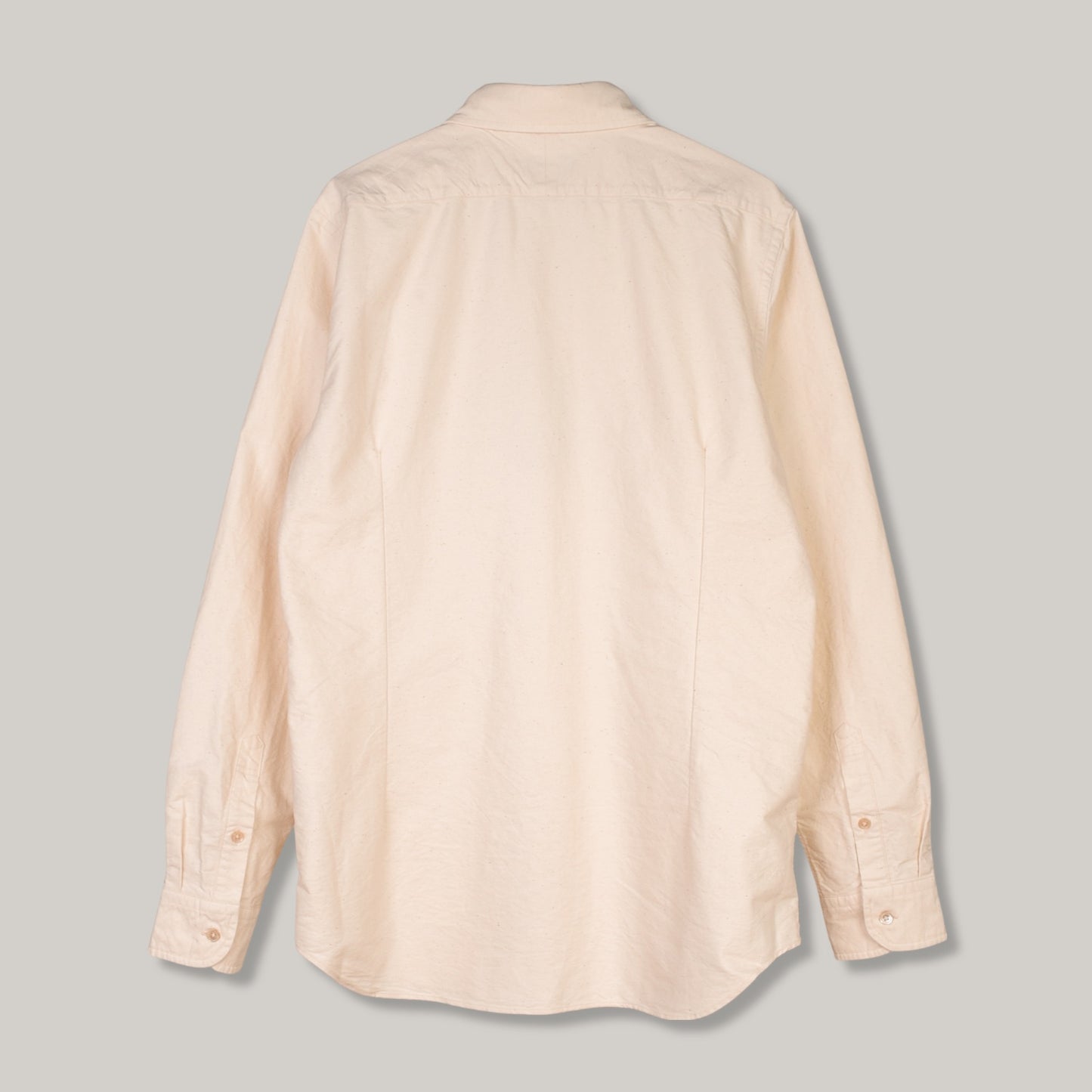 NIGEL CABOURN MAINLINE BRITISH OFFICERS SHIRT - IVORY