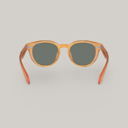 OLIVER PEOPLES N.05 SUN SEMI MATTE GOLDWOOD W/ REGAL BLUE