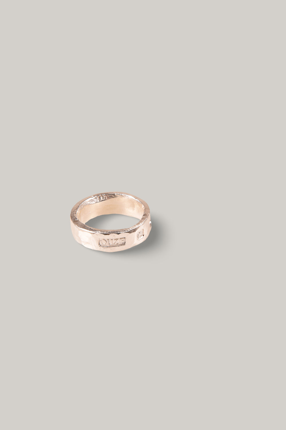 THE OUZE HALLMARK BAND -  STERLING SILVER