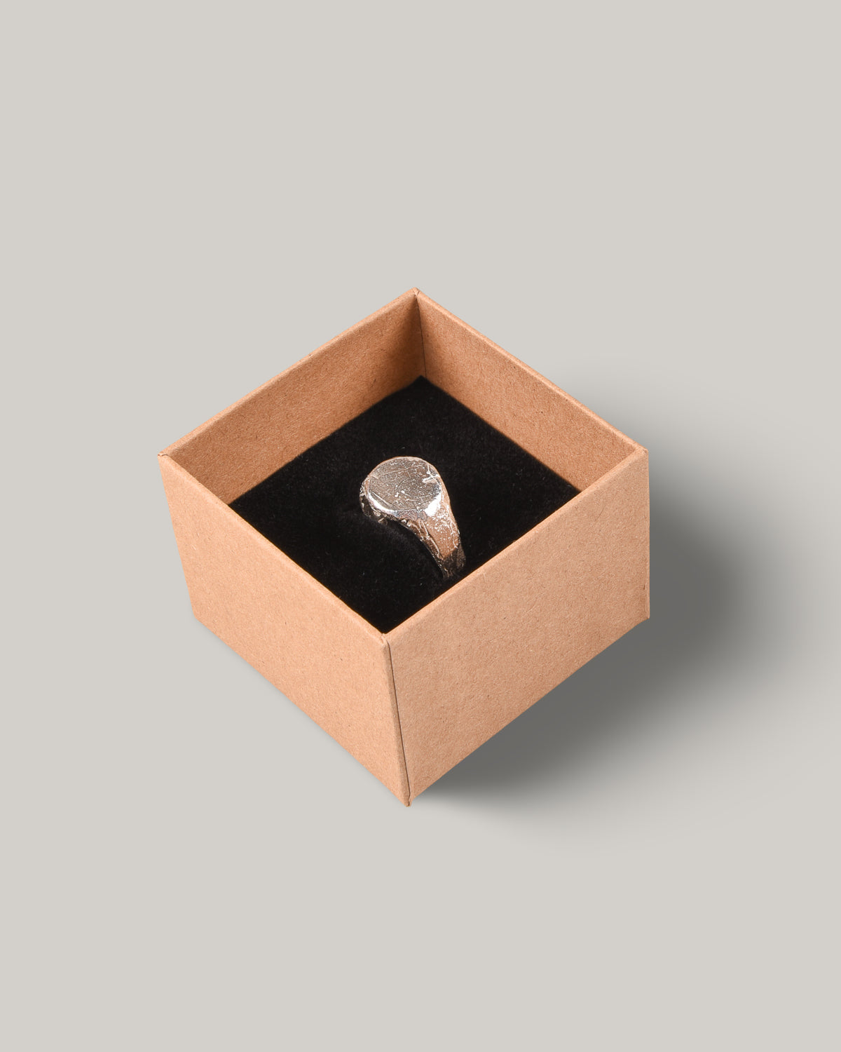 THE OUZE ROUND SIGNET - STERLING SILVER