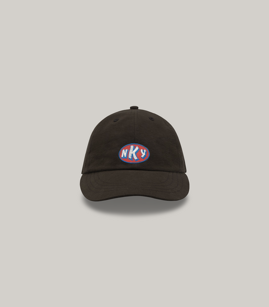 KNICKERBOCKER OIL CANVAS CAP - BROWN