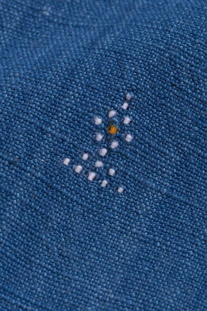 11.11 TANGALIYA WEAVE COTTON SHIRT - INDIGO