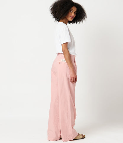 MERZ B. SCHWANEN WOMEN'S WIDE PANTS - PEACH