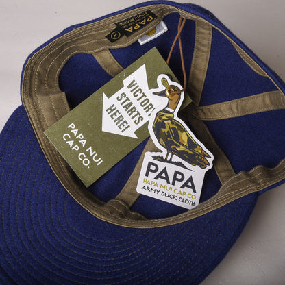 PAPA NUI P-80 WOOL CAP - ROYAL BLUE