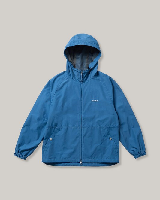 SNOW PEAK LIGHT MOUNTAIN CLOTH ZIP UP PARKA - LIGHT BLUE