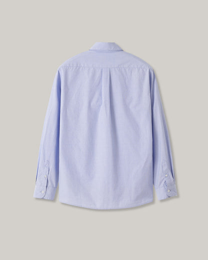 NOTHING WRITTEN PORT STANDARD FIT SHIRT - LIGHT BLUE