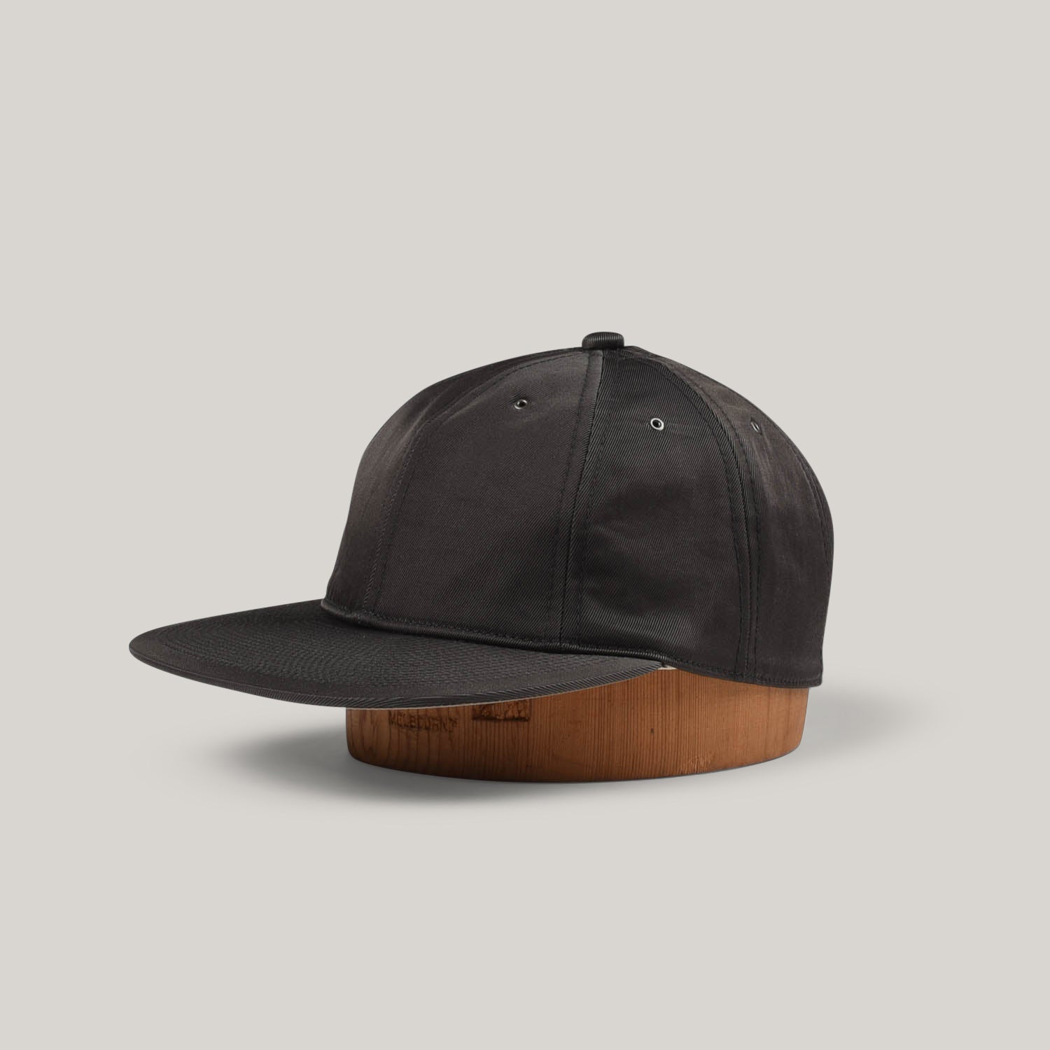 POTEN × BALL TOWN ALL LEATHER CAP BLACK