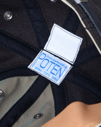 POTEN VINTAGE TWILL CAP - BROWN